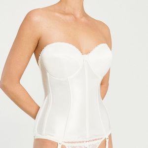 Va Bien SMOOTH SATIN HOURGLASS BUSTIER - 34D